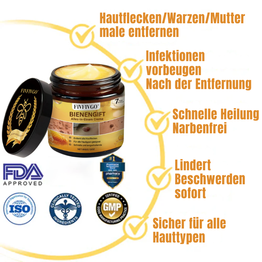 Fivfivgo® Profi Bienengift Alles-in-Einem Creme