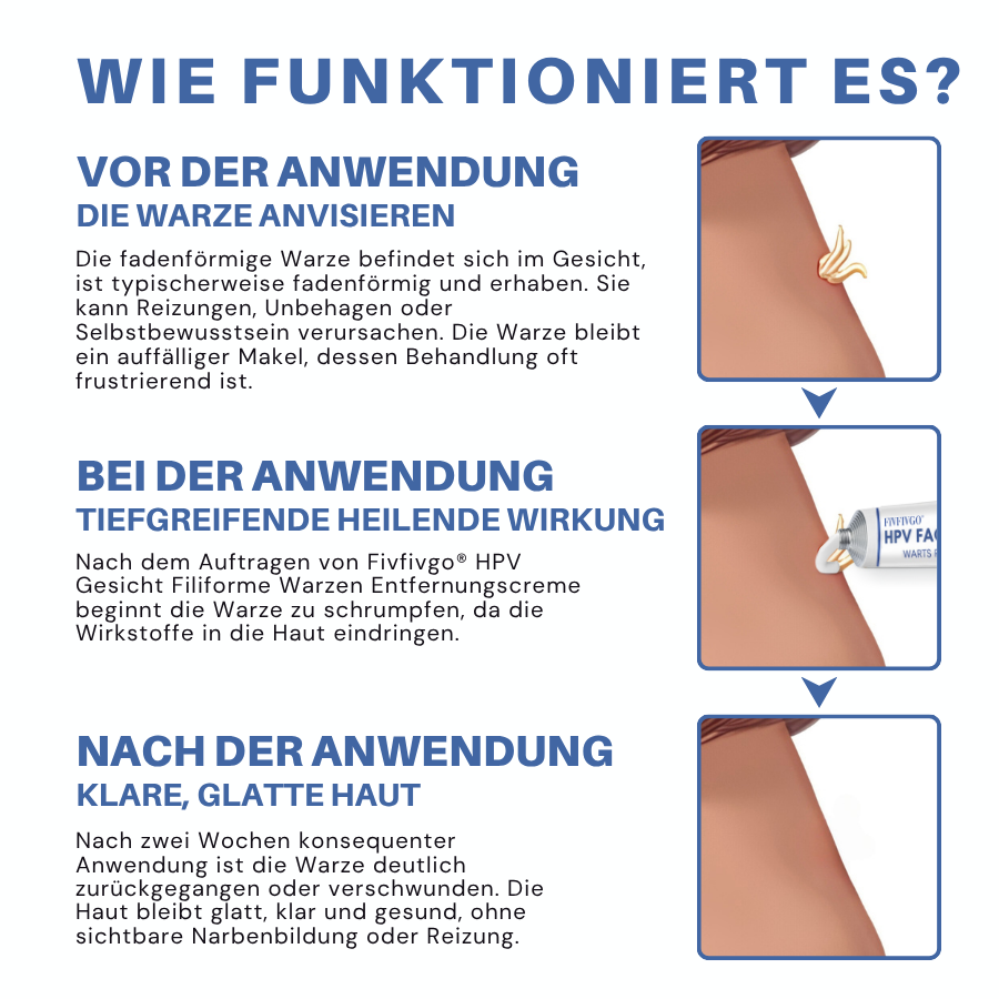 Fivfivgo® Profi HPV Gesicht Filiforme Warzen Entfernungscreme