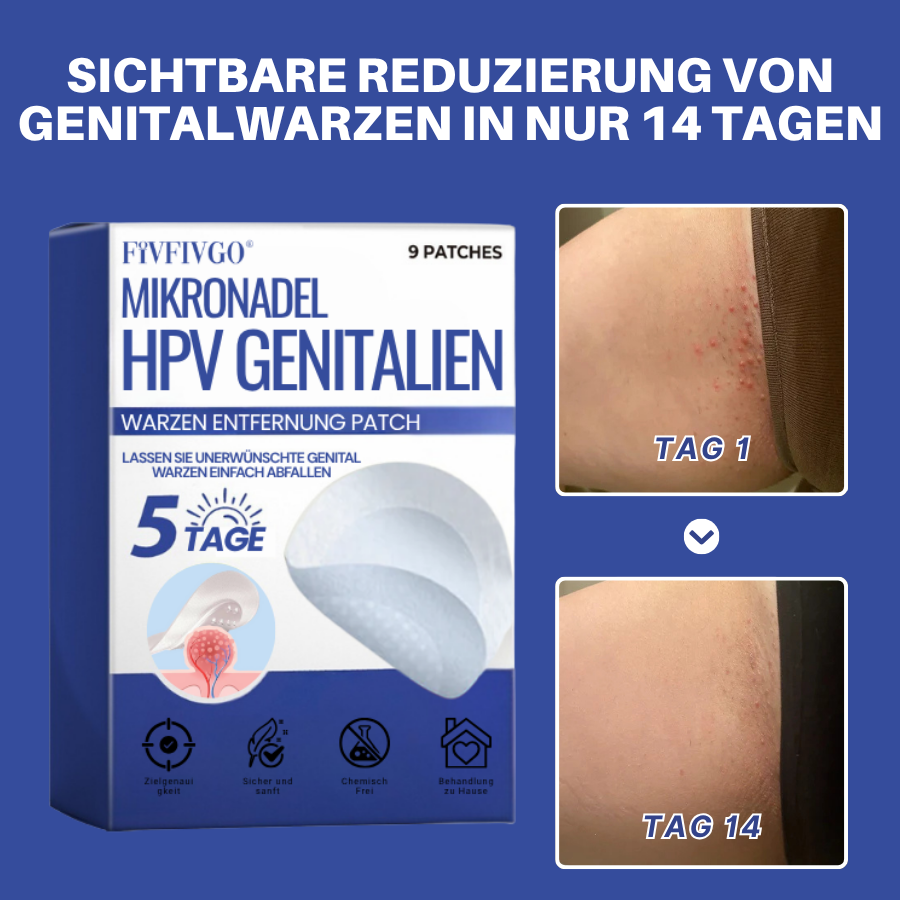 Fivfivgo® Profi Mikronadel HPV Genitalien Warzen Entfernung Patch