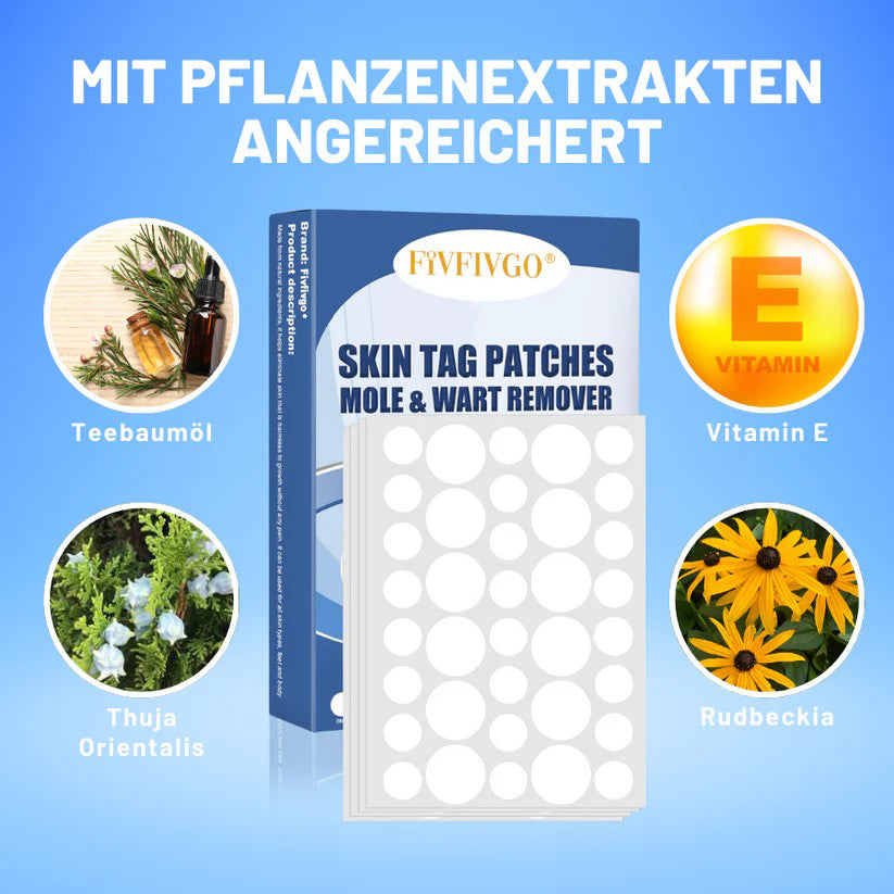 Fivfivgo® Profi Muttermale & Warzen entfernen Haut Tag Patch