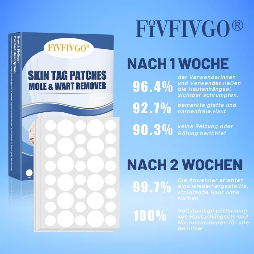Fivfivgo® Profi Muttermale & Warzen entfernen Haut Tag Patch