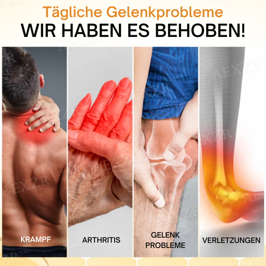 NovaRX® NanoDiffusion Aktives Bienengift Gelenkpflaster –🐝 🦵Linderung von Schulter-, Nacken-, Rücken- und Knieschmerzen in 10 Minuten!