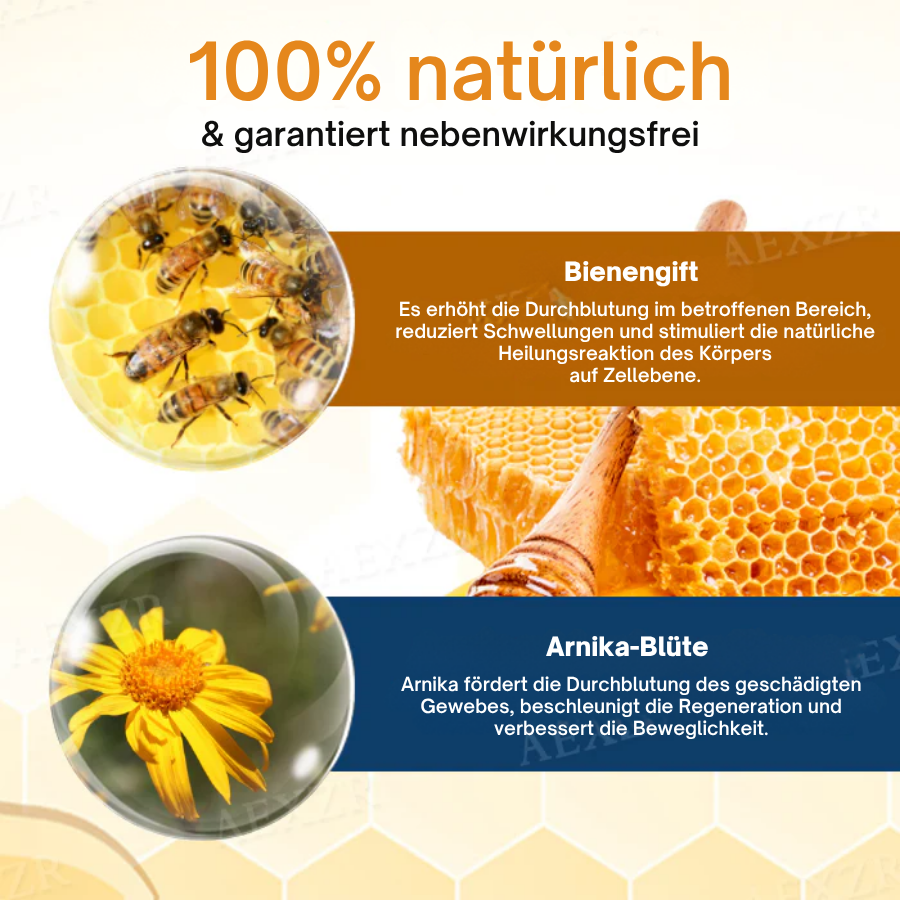 NovaRX® NanoDiffusion Aktives Bienengift Gelenkpflaster –🐝 🦵Linderung von Schulter-, Nacken-, Rücken- und Knieschmerzen in 10 Minuten!