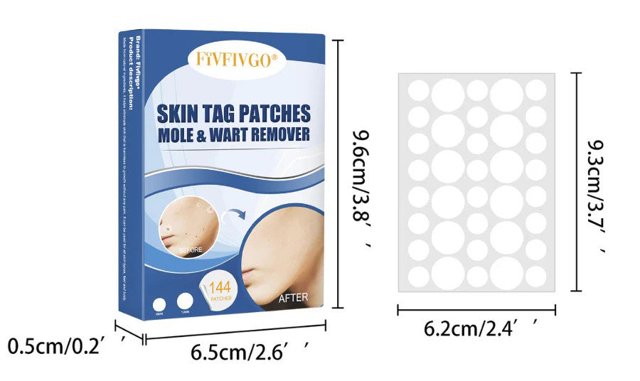Fivfivgo® Profi Muttermale & Warzen entfernen Haut Tag Patch