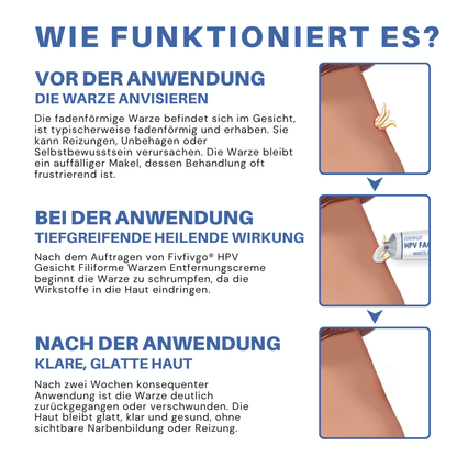 Fivfivgo® Profi HPV Gesicht Filiforme Warzen Entfernungscreme