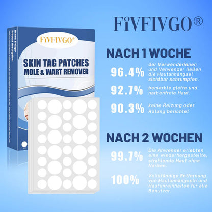 Fivfivgo® ULTRA Muttermale & Warzen entfernen Haut Tag Patch